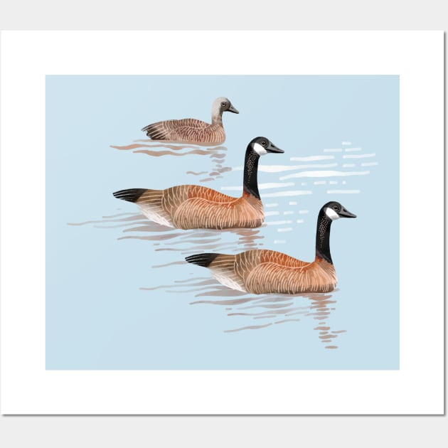 Canada Geese Wall Art by Rebelform